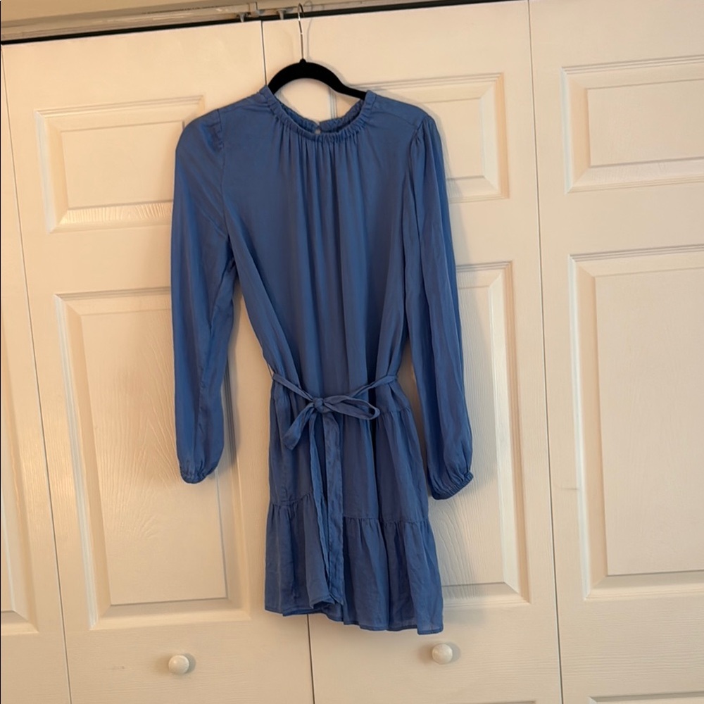Elegant Blue Mini Dress